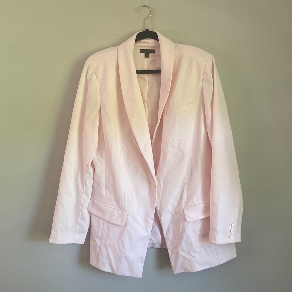 Lane Bryant Light Pink Blazer Size 18